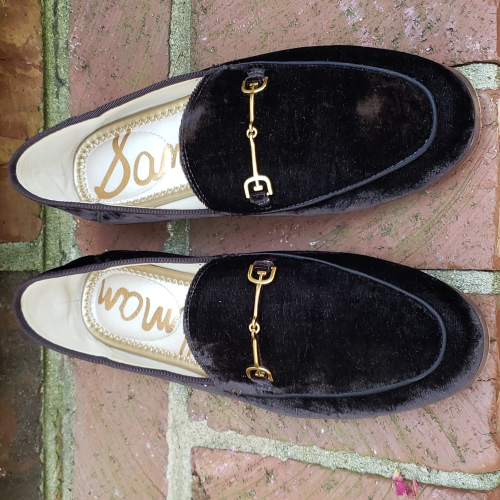 Women's Sam Edelman velvet loafers sz 8.5